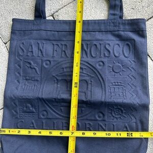 Classic Navy San Francisco Embossed Tote